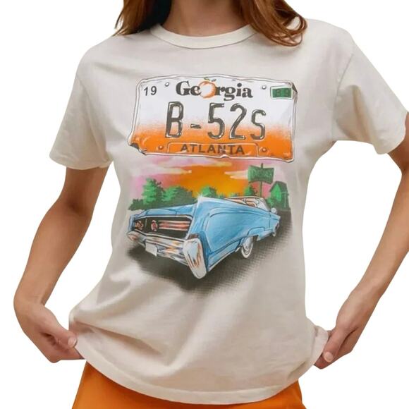DAYDREAMER B-52's Love Shack Car Ringer Tee, Size S, New w/o Tag MSRP $85 - Picture 1 of 5